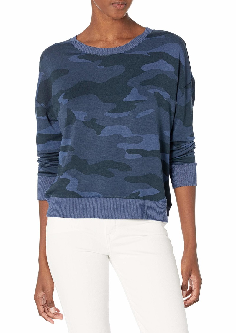 Splendid Women's Crewneck Long Sleeve Pullover Sweater Sweatshirt