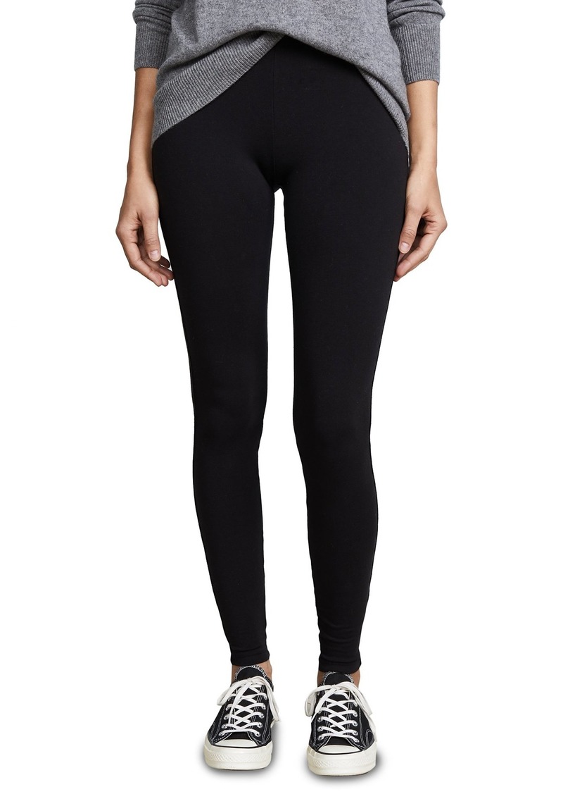 Splendid Women's French Terry Legging Mid-Rise Full-Length and Supportive Fitted Silhouette