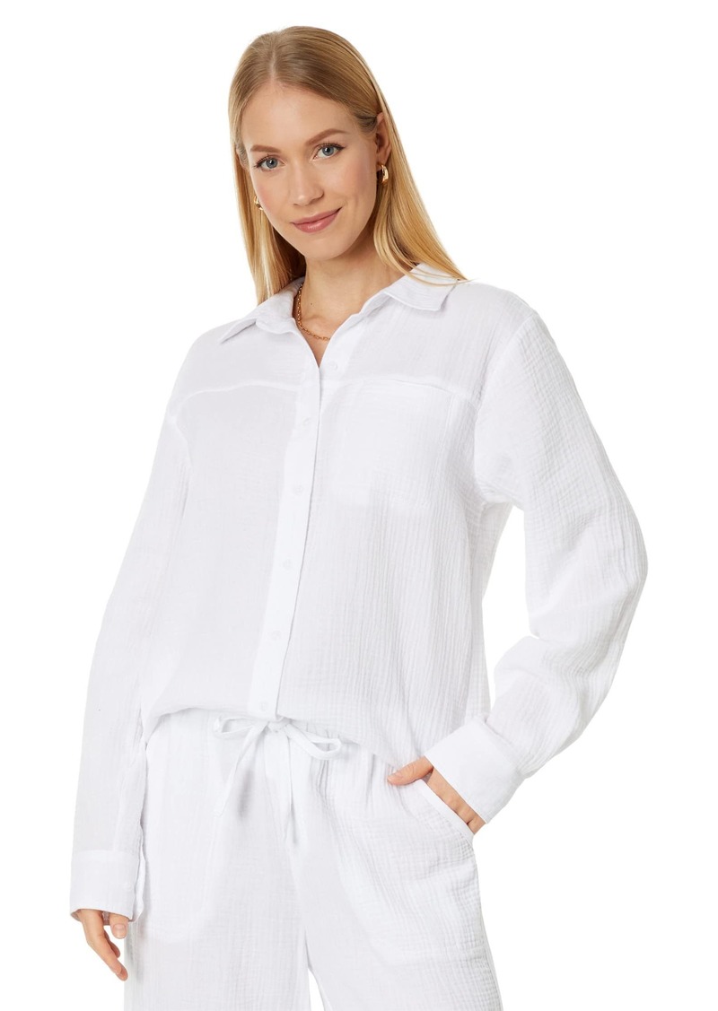 Splendid Women's Kit Gauze Shirt