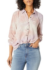 Splendid Women's Long Sleeve Button-Up Shirt  M