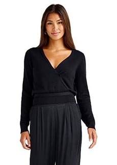 Splendid Women's Long Sleeve Dana Wrap Sweater  XL