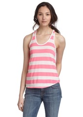 Splendid Women's Neon Rugby Stripe Tank