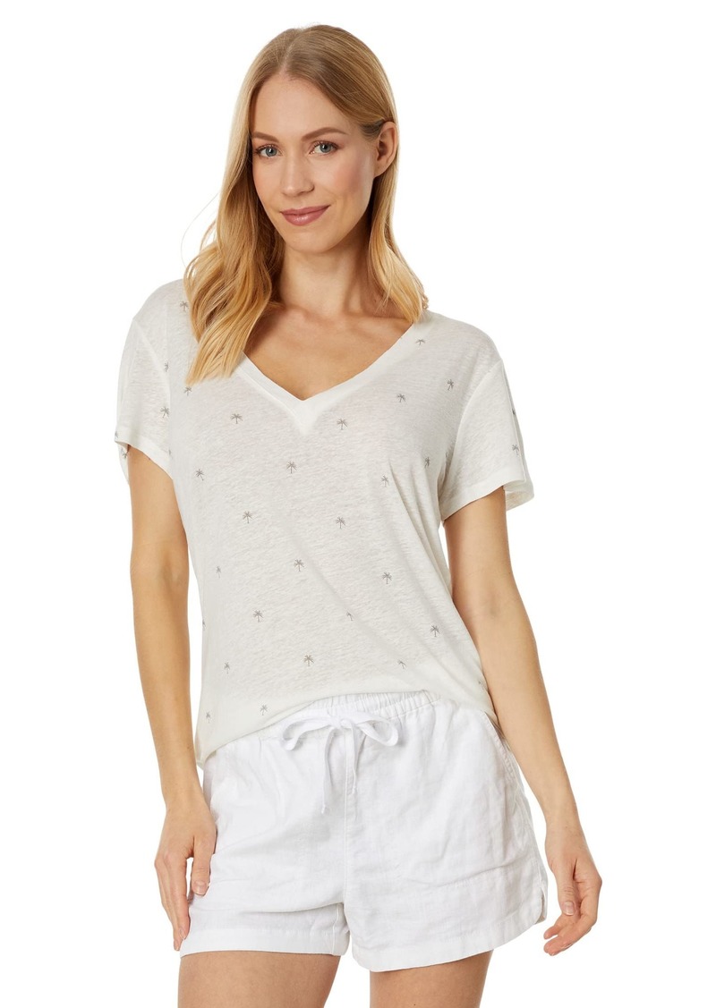 Splendid Women's Polly V-Neck Tee