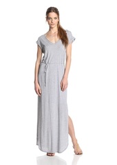 Splendid Women's Slub Maxi Dress with Tie Waist in