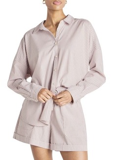 Splendid x Cella Jane Stripe Poplin Button-Up Shirt
