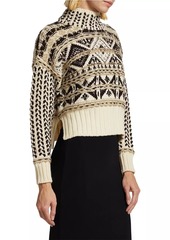 Splendid Vail Wool-Blend Geometric Sweater