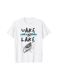 Splendid Wake and Lake T-Shirt - Men Women T-Shirt Gift