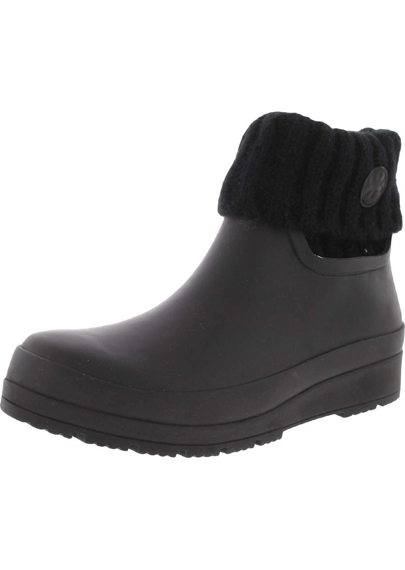 Splendid Womens Rubber Wedge heel Rain Boots