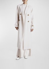 Splendid x Kate Young Long Cashmere and Wool Coat