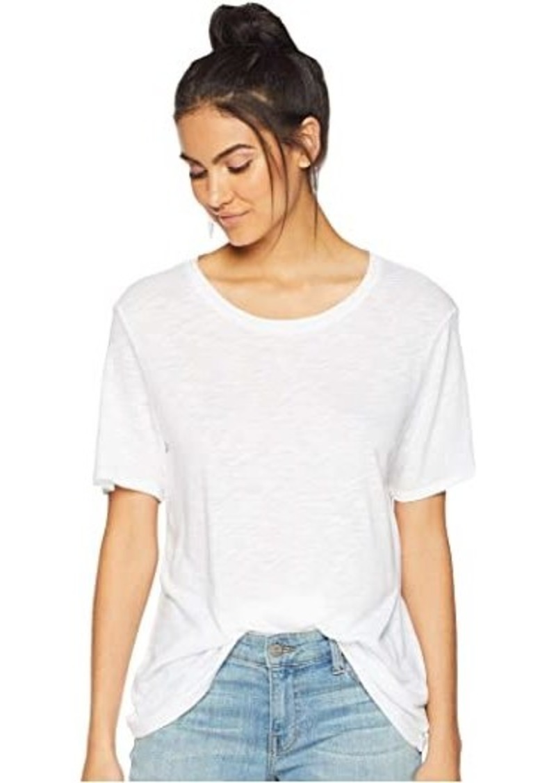 Splendid Zoe Short Sleeve Cotton Modal Slub Crew Neck