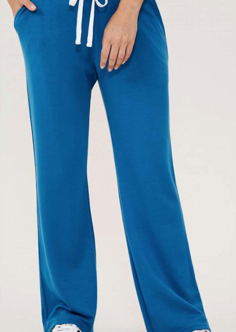 Splits59 Fleece Full Length Pant In Blue