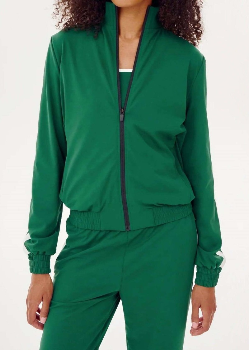 Splits59 Max Rigor Track Jacket In Arugula/white