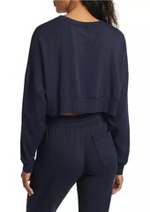 Splits59 Noah Fleece Crop Sweatshirt