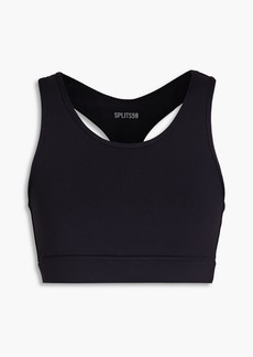 SPLITS59 - Geri printed stretch sports bra - Black - XS