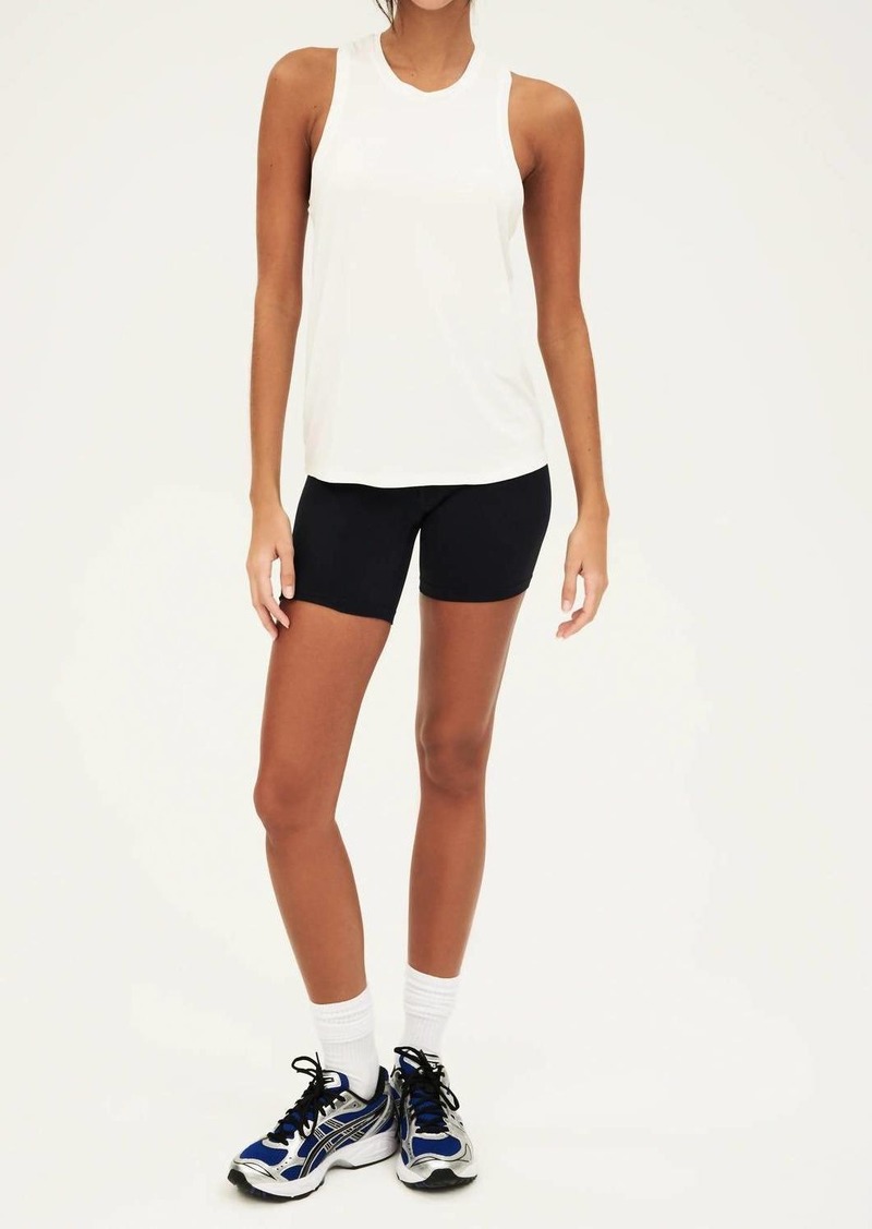 Splits59 Toni Jersey Tank Top In Off White