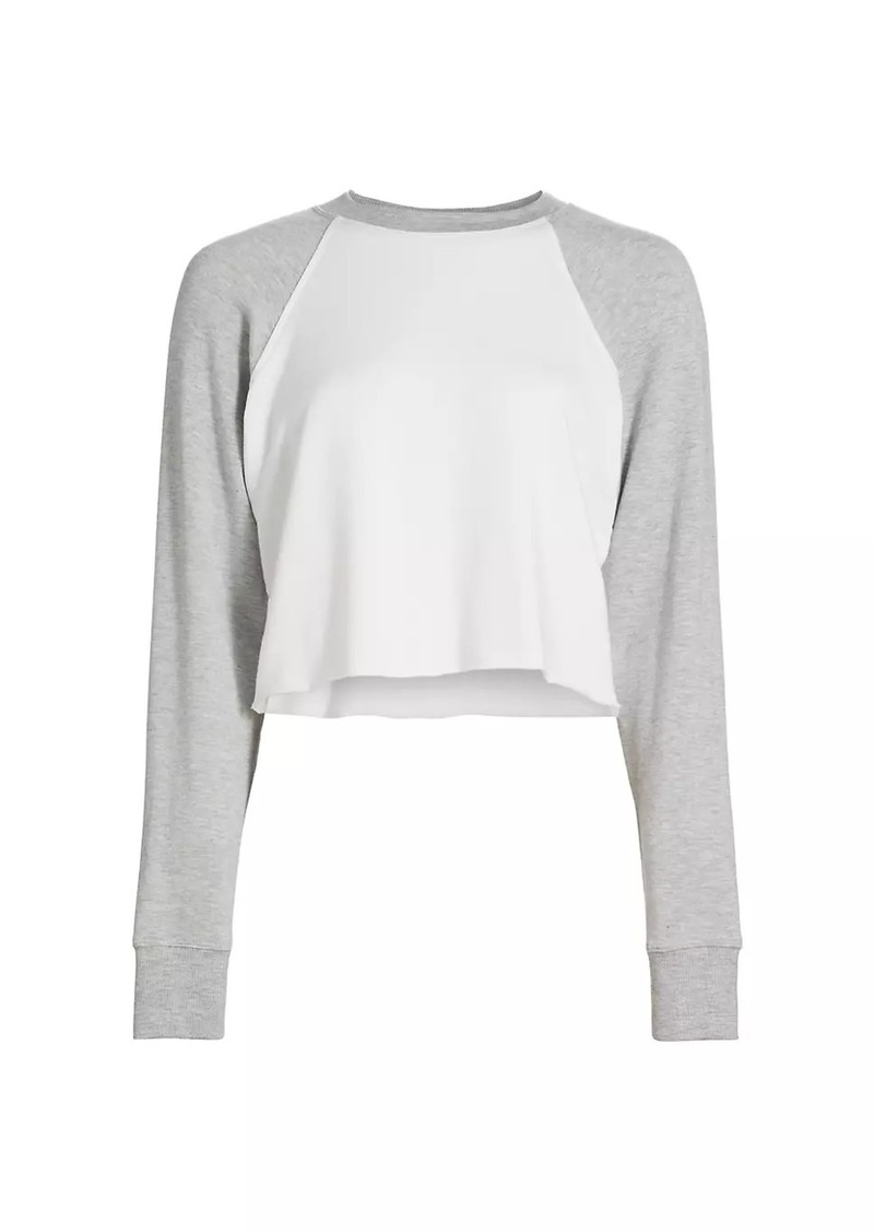 Splits59 Warm-Up Fleece Crop Sweatshirt