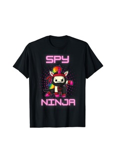 Cool Spy Gaming Ninja Gamer Girl Boy Kids Gaming Halloween T-Shirt