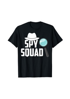 Funny Spy Birthday Party Spy Squad Spy Agent Birthday T-Shirt