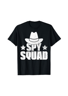 Funny Spy Squad Spy Birthday Party Spy In Disguise T-Shirt