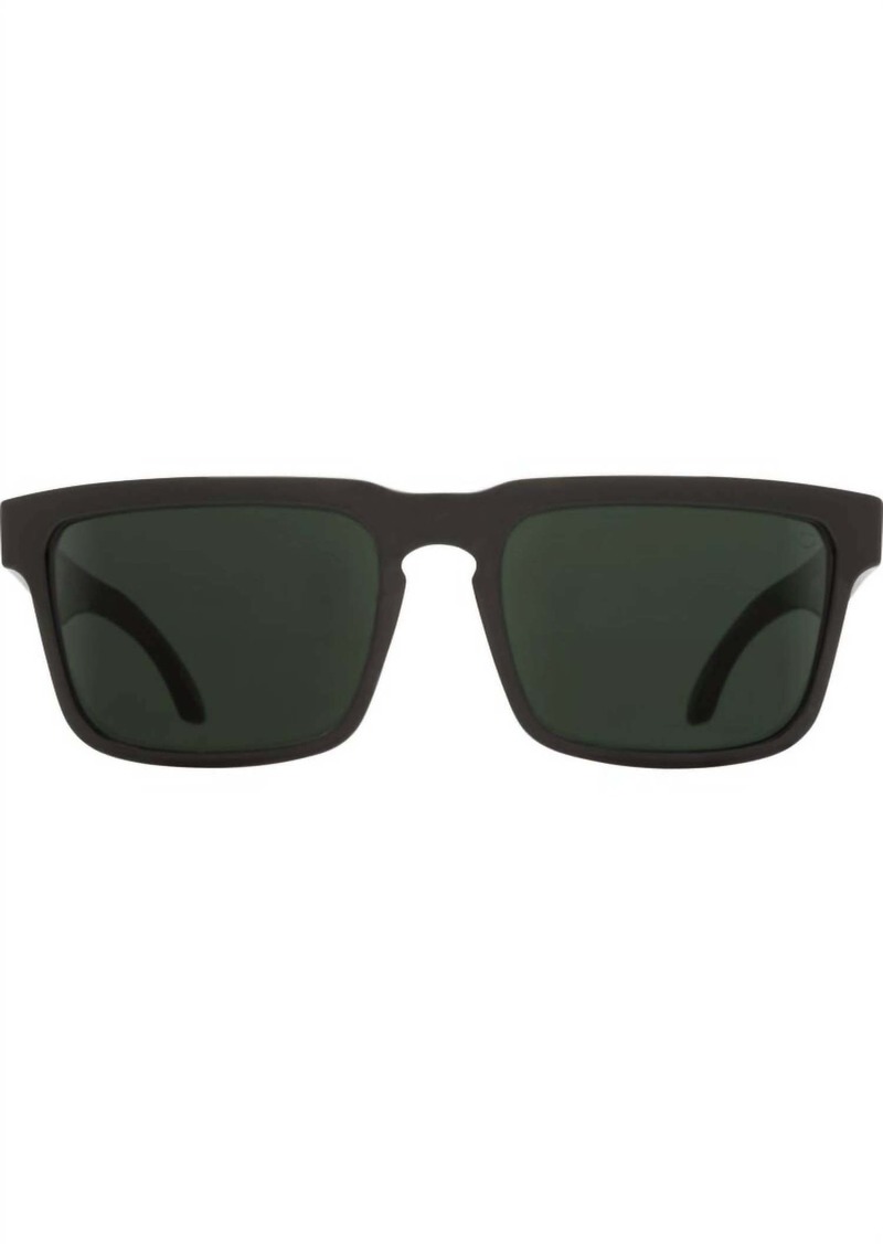 Spy Men's Helm Sosi Sunglasses In Black/grey Green