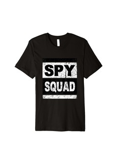 Retro Spy Squad Shirt Secret Agent Shirt Inspector Spy Premium T-Shirt
