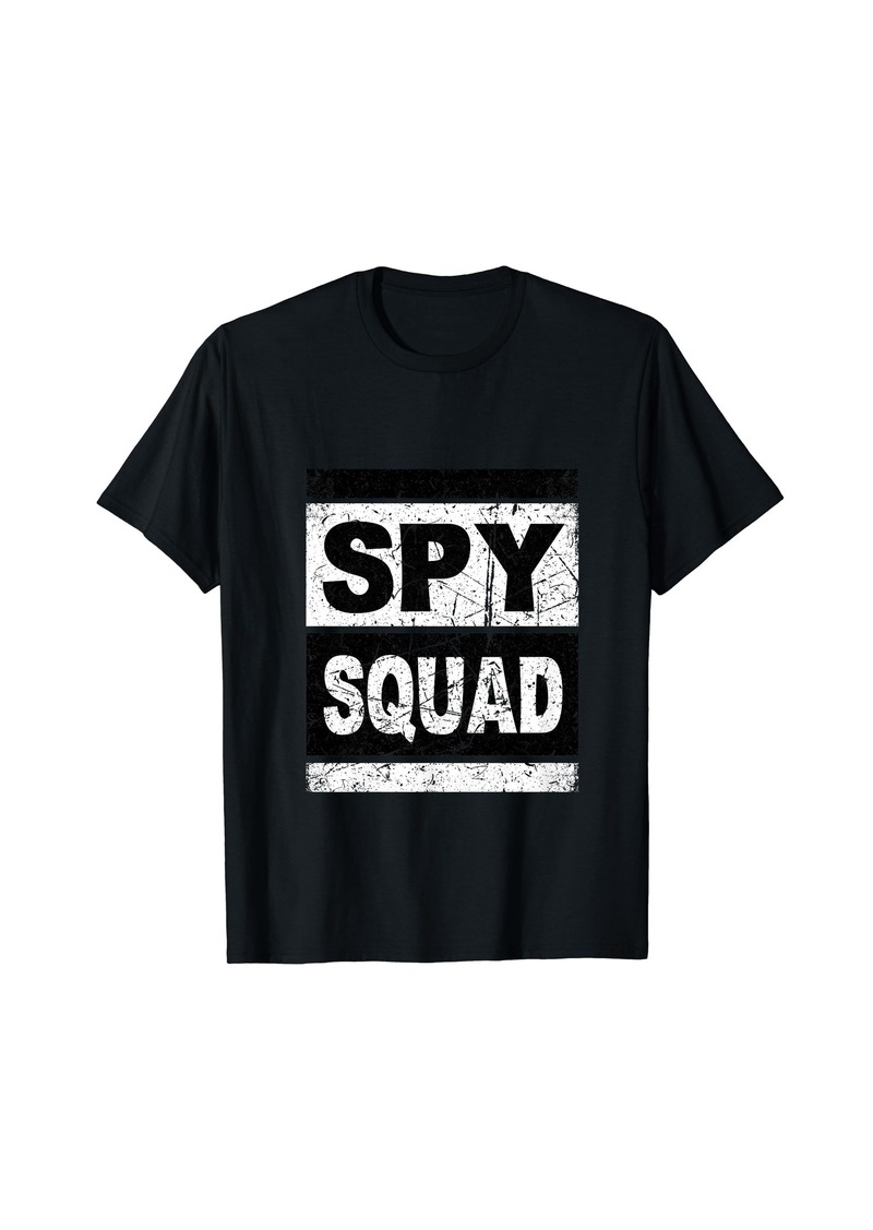 Retro Spy Squad Shirt Secret Agent Shirt Inspector Spy T-Shirt