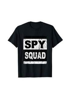 Retro Spy Squad Shirt Secret Agent Shirt Inspector Spy T-Shirt