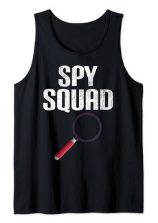 Sarcastic Spy In Disguise Spy Birthday Party Spy Squad Tank Top