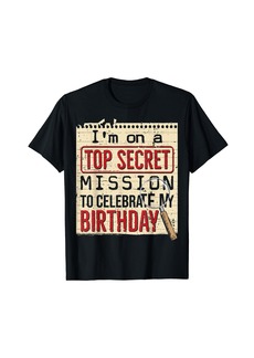 Spy Birthday Party Planner Party Thrower T-Shirt