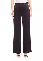 St. John Caviar Collection Kate Satin Pants