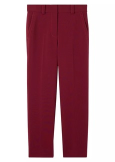 St. John Collection Line Cropped Cady Pants