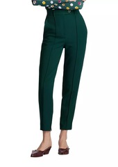 St. John Collection Line Pintuck Tapered Trousers