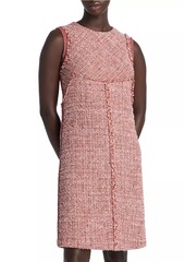 St. John Collection Line Tweed Dress