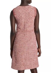 St. John Collection Line Tweed Dress