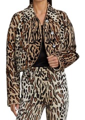 St. John Margay Animal Print Jacket