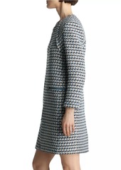 St. John Multi-Yarn Tweed Jacket Dress