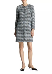 St. John Multi-Yarn Tweed Jacket Dress