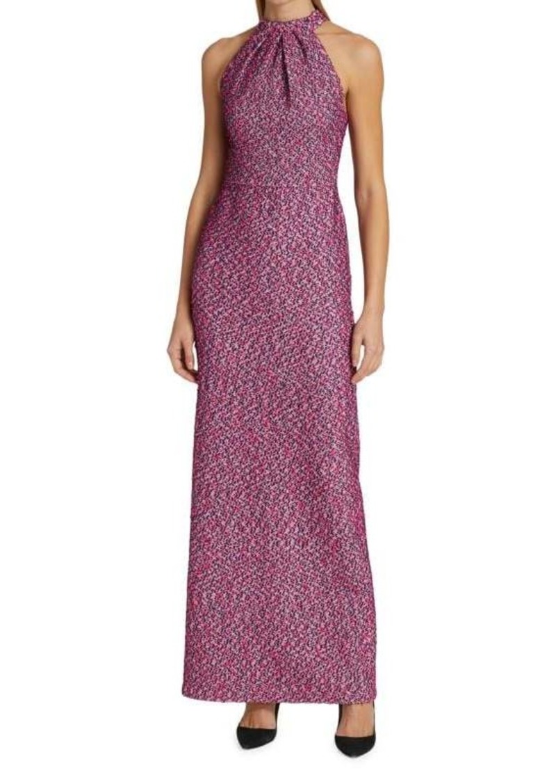 St. John Slub Knit Maxi Dress