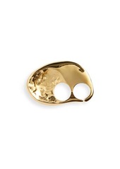 St. John Collection Double Finger Ring in Light Gold at Nordstrom