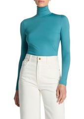 St. John Collection Nuda Jersey Turtleneck Top