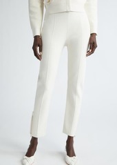 St. John Collection Pebble Texture Double Face Knit Pants