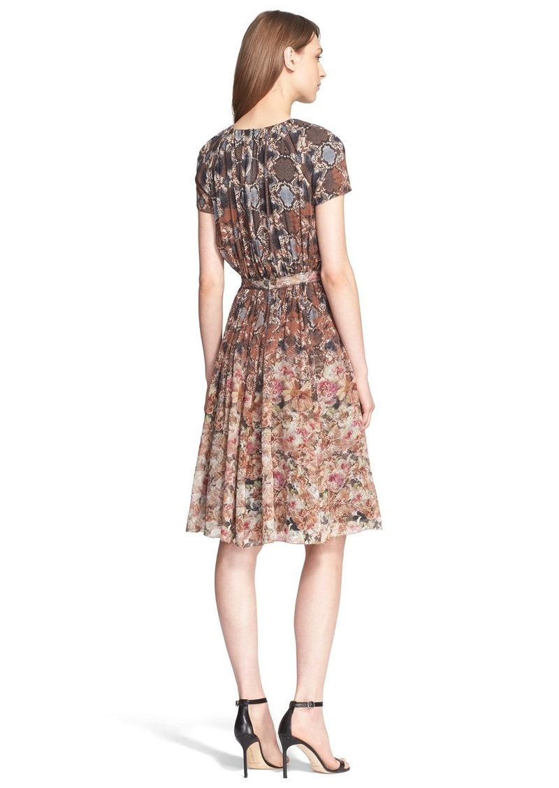 St. John St. John Collection Print Silk Georgette Dress | Dresses