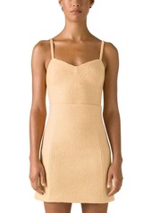 St. John Collection Textured Tweed Knit Tank in Peach at Nordstrom