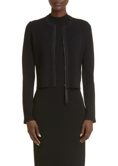 St. John Collection Zip Front Knit Jacket