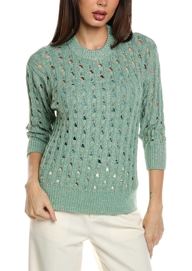 St. John Crochet Sweater
