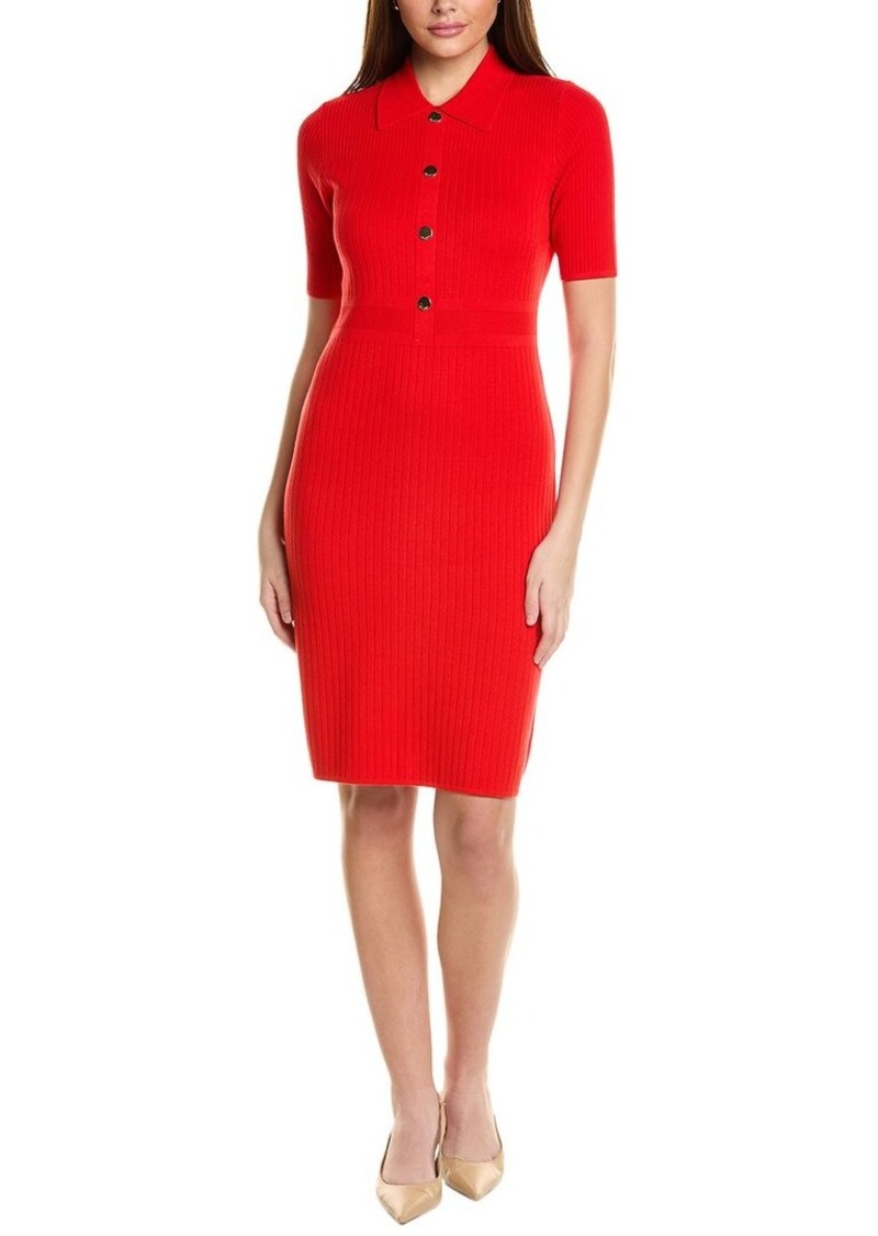 St. John Elbow Sleeve Sheath Dress