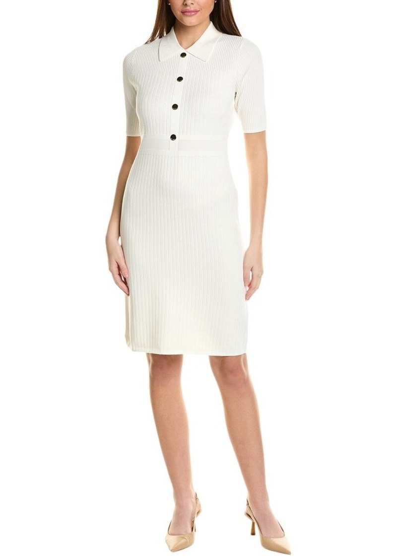 St. John Elbow Sleeve Sheath Dress