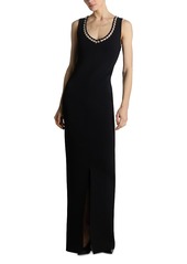 St. John Embellished Gown