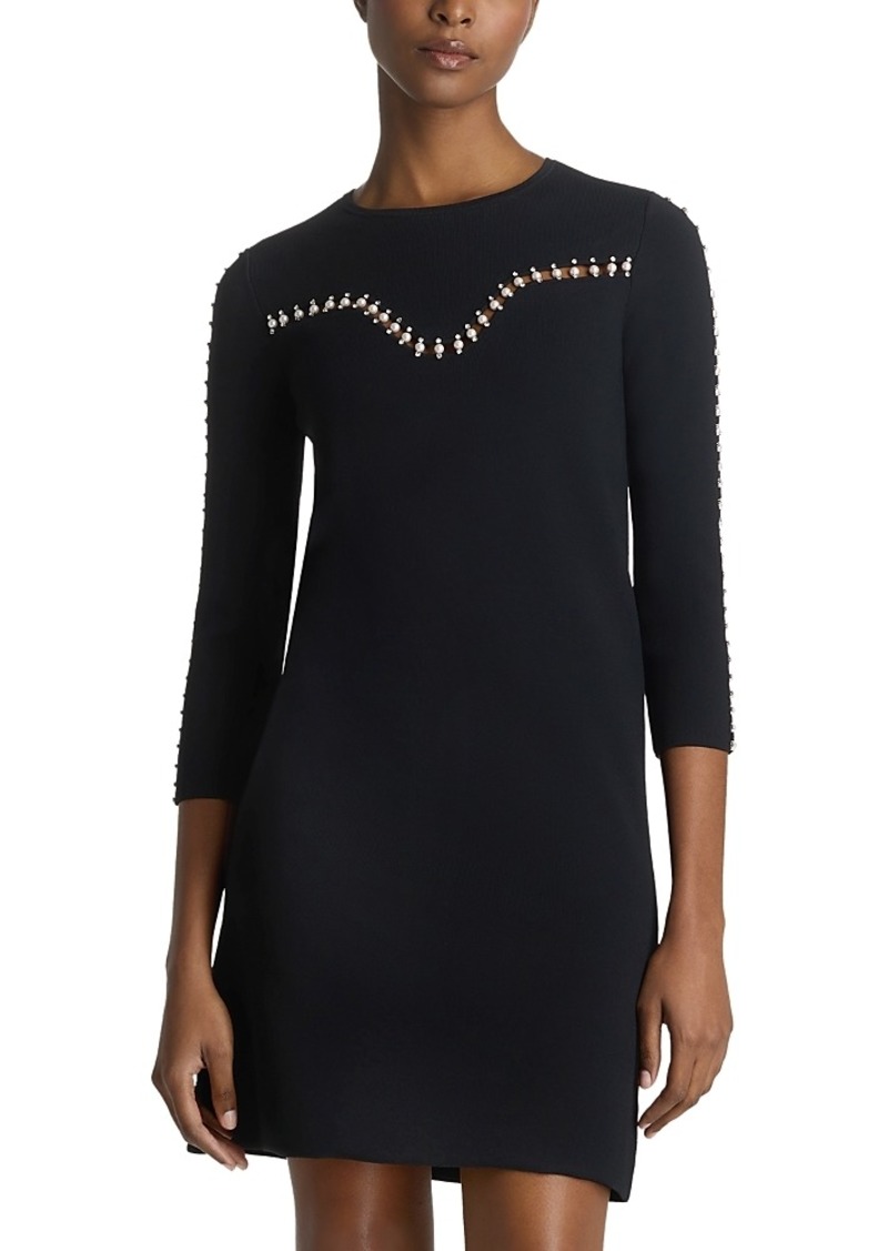 St. John Embellished Mini Dress