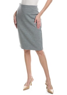 St. John New Milano Wool-Blend Pencil Skirt